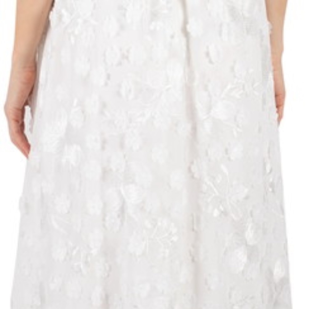 NWT Julia Jordan Romantic Floral Applique Dress - Picture 2 of 7
